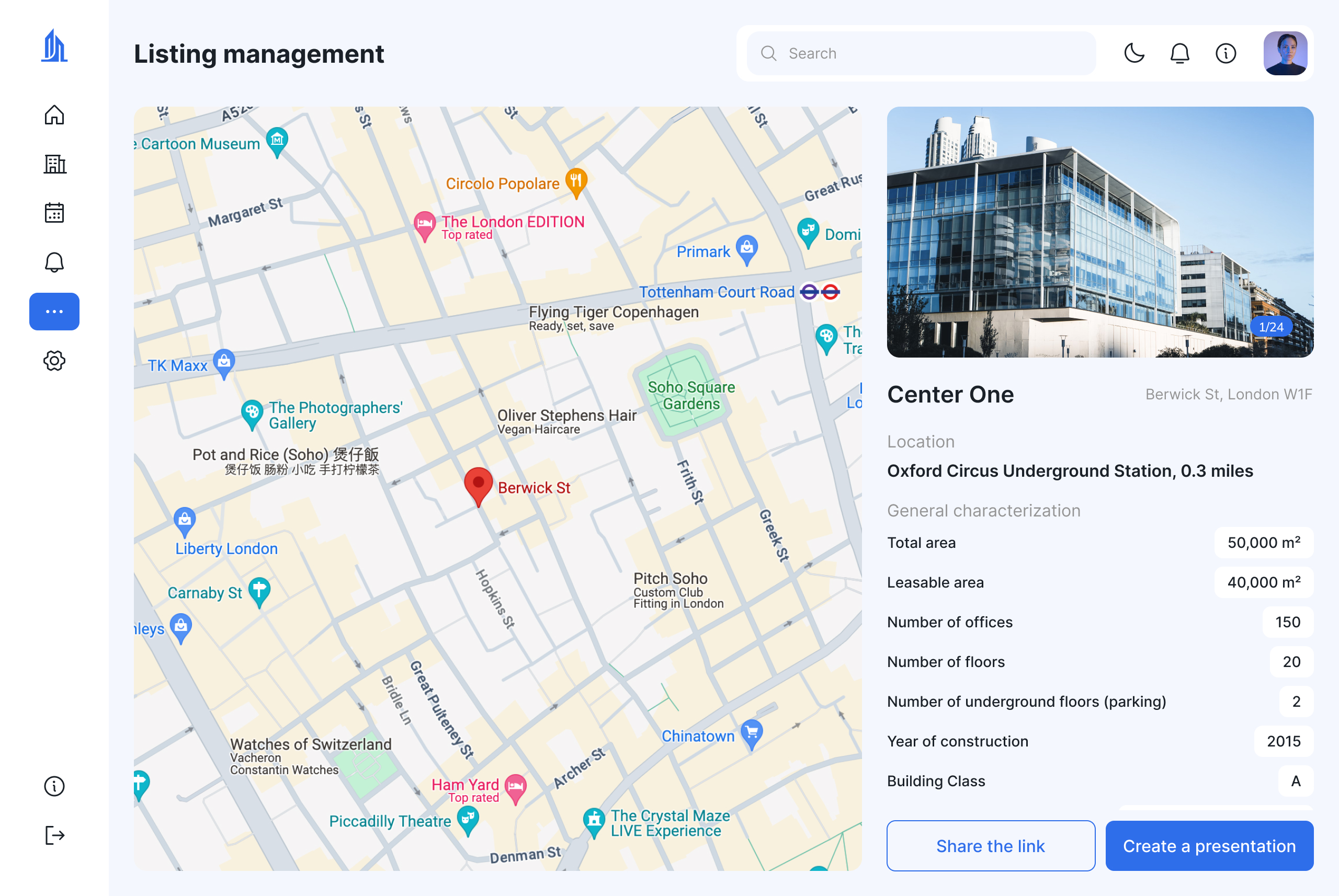 Listing management